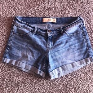 hollister jean shorts